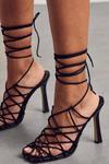 MissPap Strappy Lace Up High Heels thumbnail 2