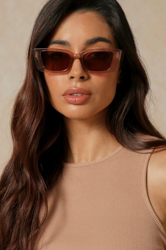 MissPap Rectangle Chunky Frame Sunglasses 1
