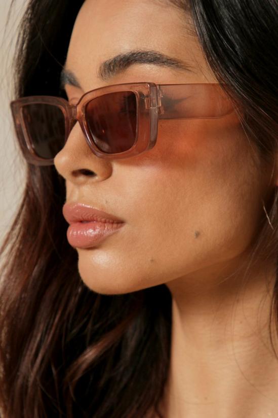 MissPap Rectangle Chunky Frame Sunglasses 2