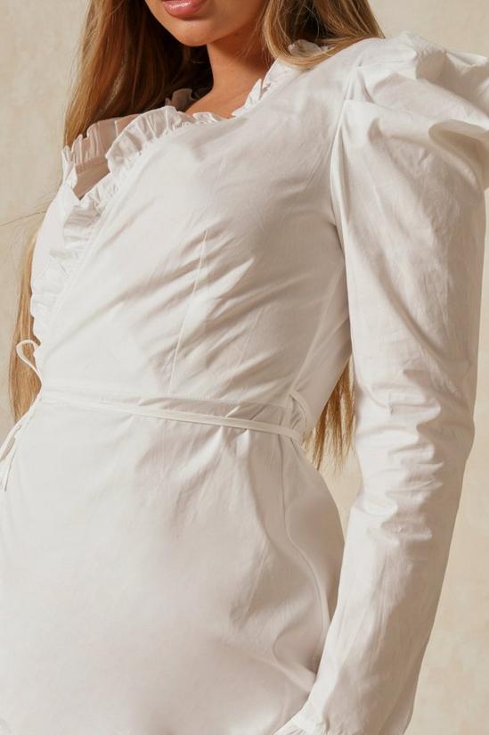 MissPap Ruffle Detail Wrap Shirt Dress 6