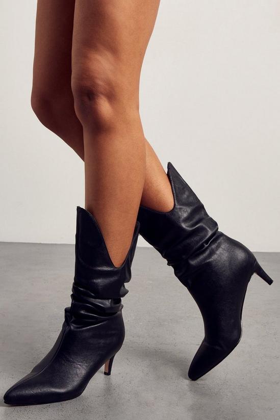 MissPap Slouch Cowboy Ankle Boot 3