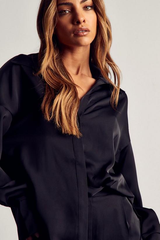 MissPap Satin Relaxed Oversized Shirt 2