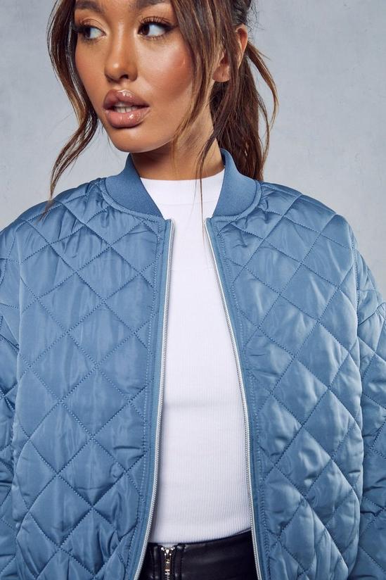 MissPap Quilted Oversized Bomber Jacket 6