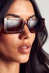 MissPap Square Frame Slimline Sunglasses thumbnail 2