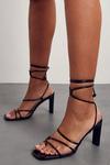 MissPap Strappy Tie Up Mid Heels thumbnail 1