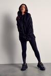 MissPap Oversized Ruched Arm Hoodie thumbnail 4