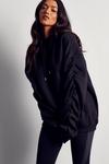 MissPap Oversized Ruched Arm Hoodie thumbnail 5