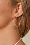 MissPap Gold Plaited Hoop Earrings thumbnail 2