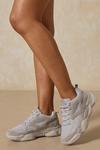MissPap Wide Fit Chunky Panelled Trainers thumbnail 3