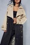 MissPap Oversized Belted Trench Coat thumbnail 5