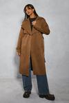 MissPap Oversized Belted Trench Coat thumbnail 1