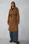 MissPap Oversized Belted Trench Coat thumbnail 4