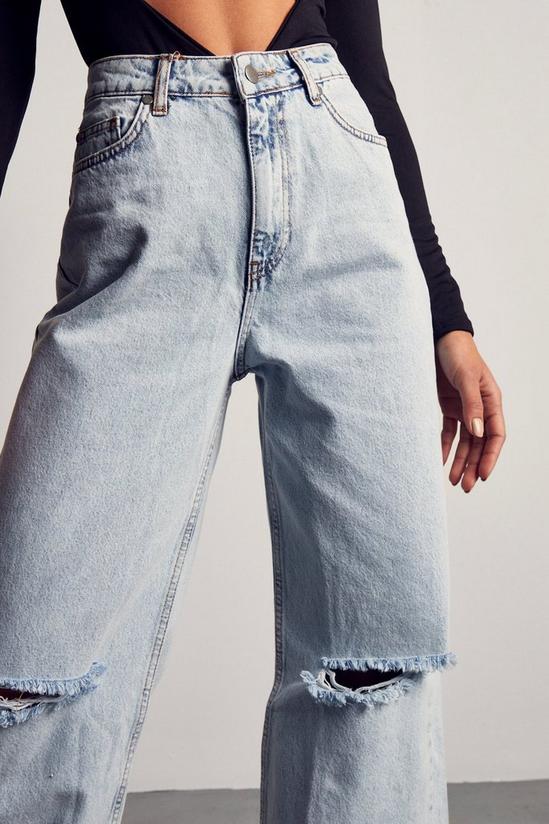MissPap Baggy Rip Detail Jeans 2