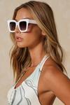 MissPap Oversized Thick Frame Square Sunglasses thumbnail 1
