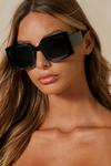 MissPap Oversized Rectangle Sunglasses thumbnail 2