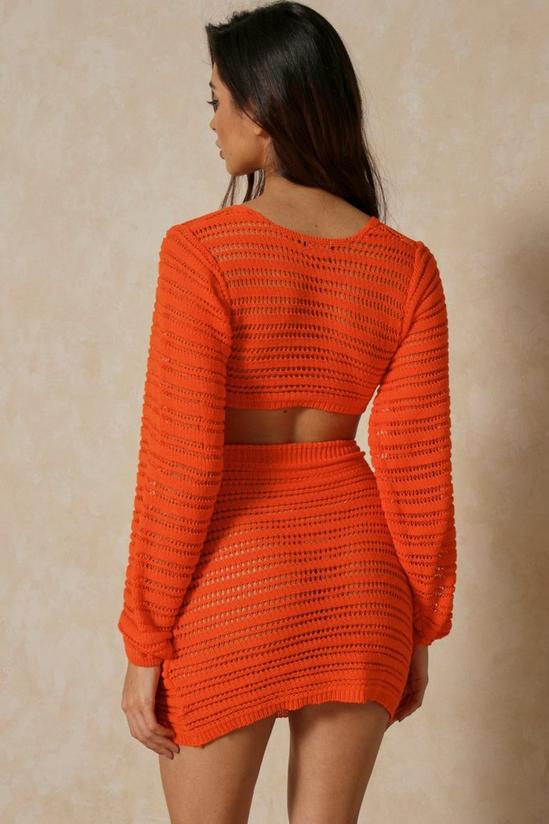 MissPap Crochet Cut Out Ring Detail Dress 3