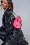 MissPap Leather Look Shoulder Saddle Bag thumbnail 2