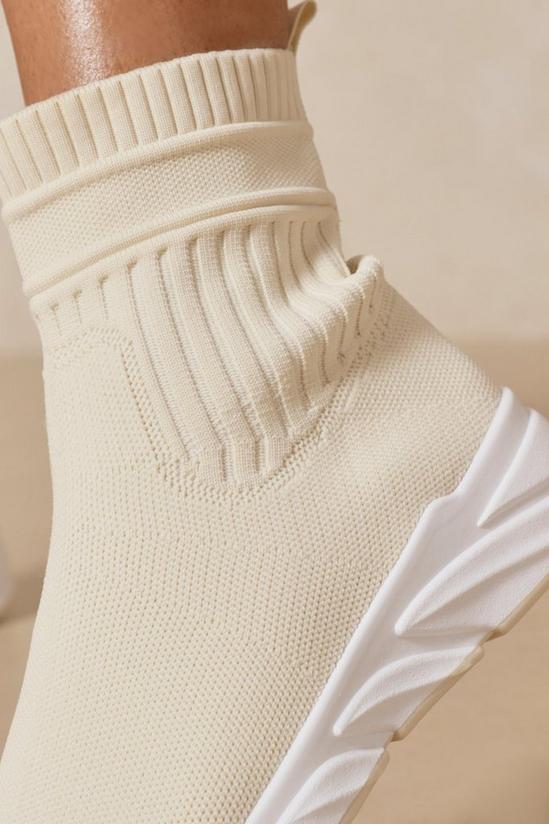 MissPap Knitted Hi Top Trainers 2