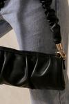 MissPap Leather Look Ruched Shoulder Bag thumbnail 2