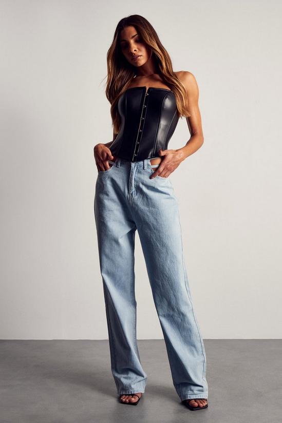 MissPap Double Side Split Baggy Fit Jean 1
