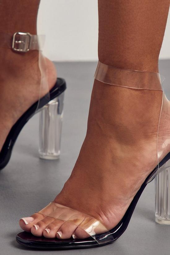 MissPap Clear Strappy High Heels 2