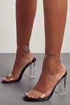 MissPap Clear Strappy High Heels thumbnail 3