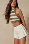 MissPap Knitted Stripe Halter Top thumbnail 5