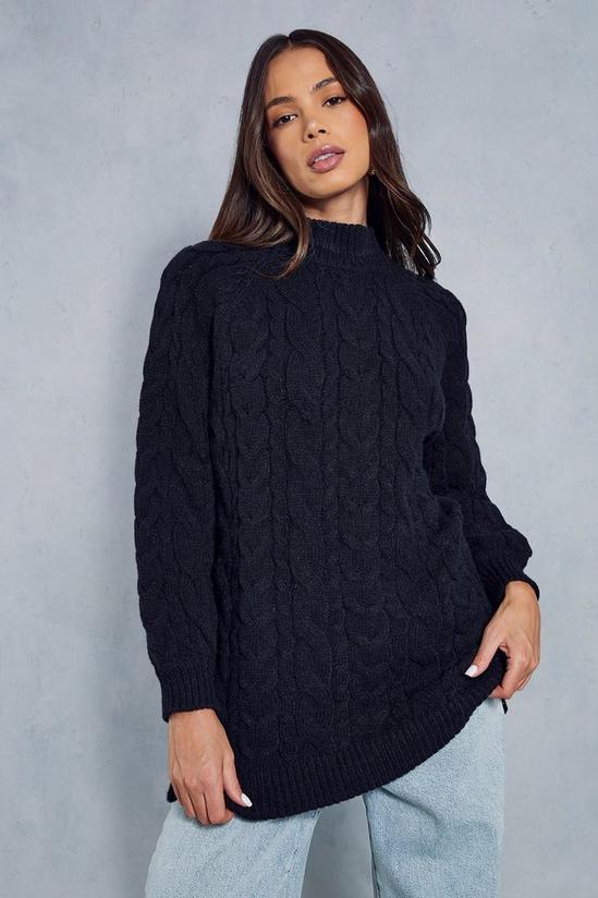 MissPap Oversized Cable Chunky Knit Jumper 6