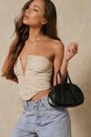 MissPap Leather Look Oval Shape Bag thumbnail 2