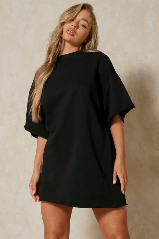 MissPap Extreme Drop Shoulder Oversized T-shirt Dress 1