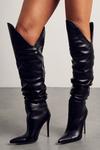 MissPap Over The Knee Ruched Boots thumbnail 1