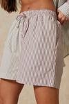 MissPap Tonal Oversized Stripe Shorts thumbnail 2