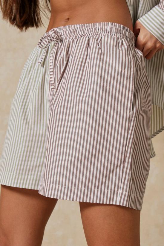 MissPap Tonal Oversized Stripe Shorts 2