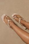 MissPap Chain Detail Square Toe Sandals thumbnail 3
