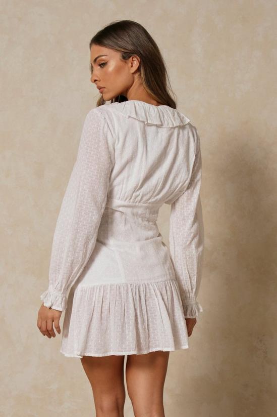 MissPap Broderie Anglaise Button Down Mini Dress 3