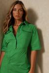 MissPap Pocket Detail Asymmetric Shirt Dress thumbnail 2