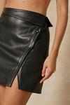 MissPap Premium Leather Look Mini Skirt thumbnail 2