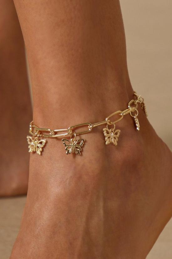 MissPap Chain Butterfly Anklet 2