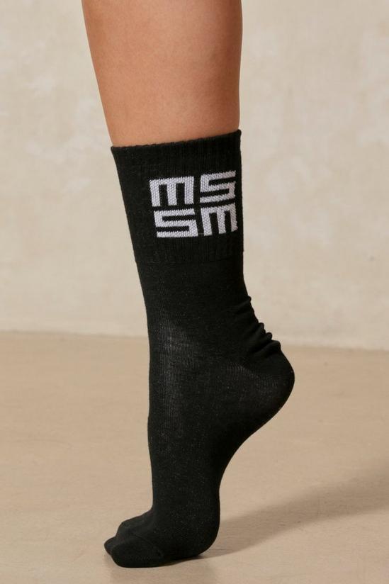 MissPap Misspap Monogram Logo Socks 2