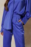 MissPap Oversized Relaxed Satin Trousers thumbnail 2