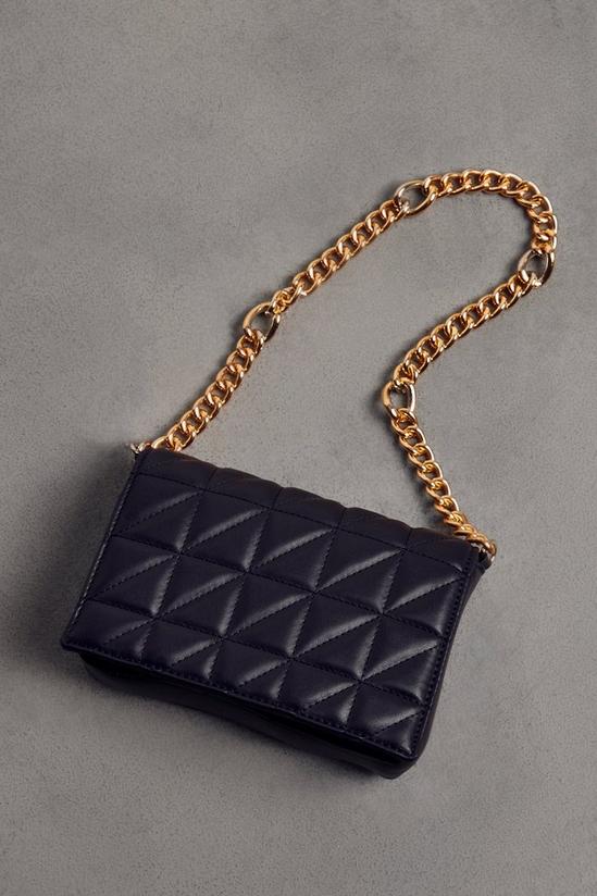 MissPap Chunky Chain Quilted Shoulder Bag 2