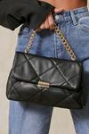 MissPap Leather Look Chain Quilted Shoulder Bag thumbnail 1