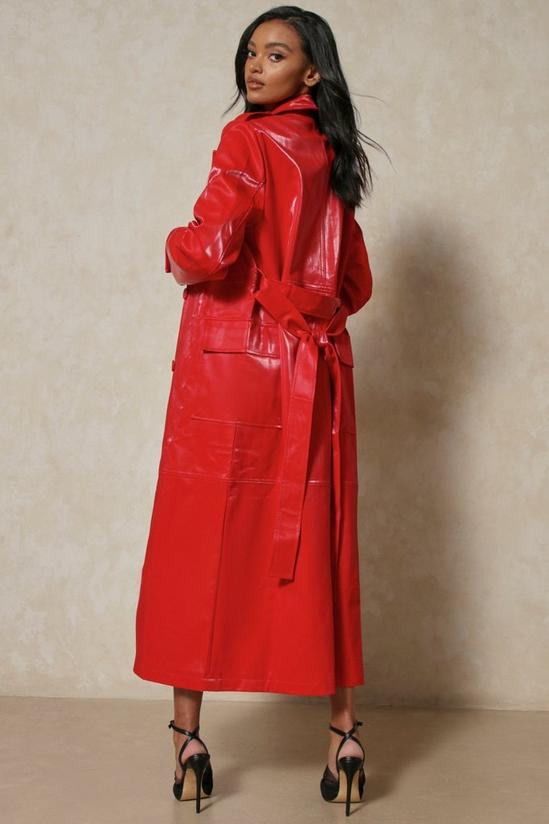 MissPap High Shine Trench Coat 3