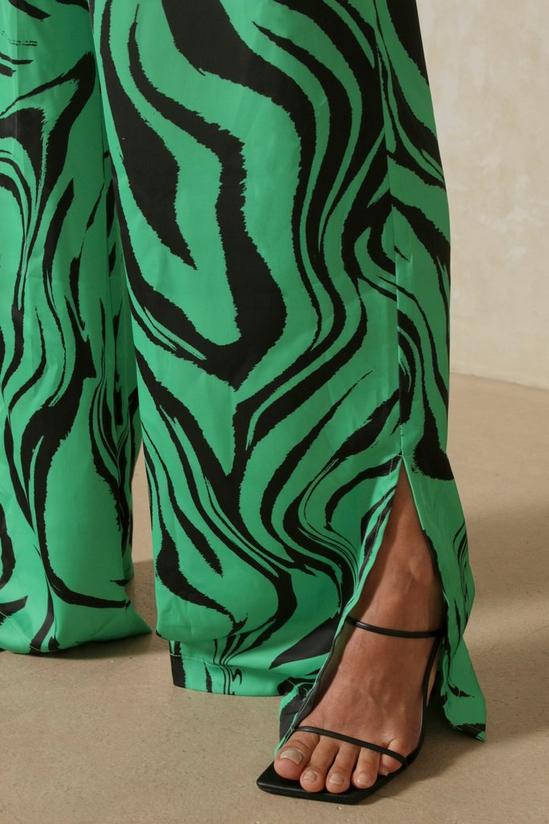 MissPap Zebra Print Wide Leg Trouser 2