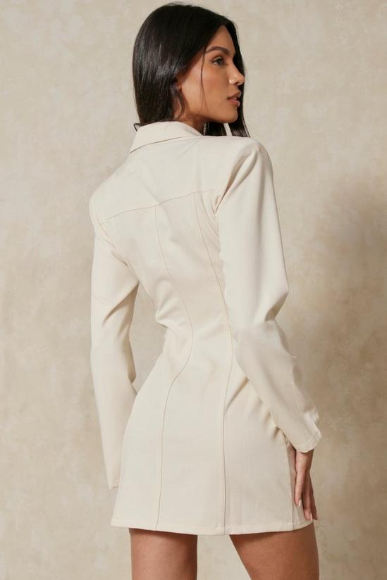 MissPap Premium Tailored Binding Front Blazer Dress 3