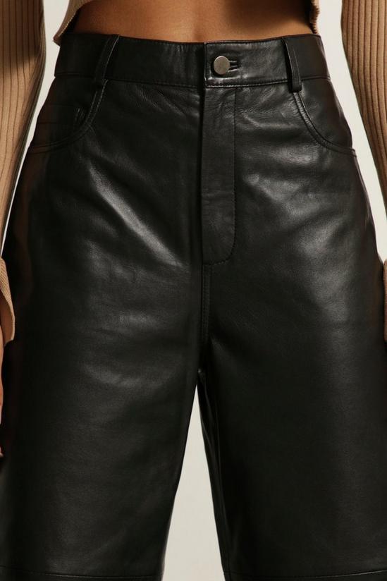 MissPap Premium Leather Wide Leg Trousers 2