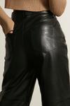 MissPap Premium Leather Wide Leg Trousers thumbnail 5