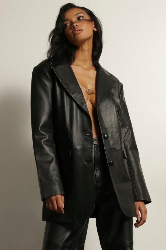 MissPap Premium Leather Blazer 5