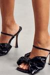 MissPap Oversized Bow Strappy High Heels thumbnail 1