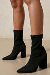 MissPap Heeled Stretch Sock Ankle Boot thumbnail 3